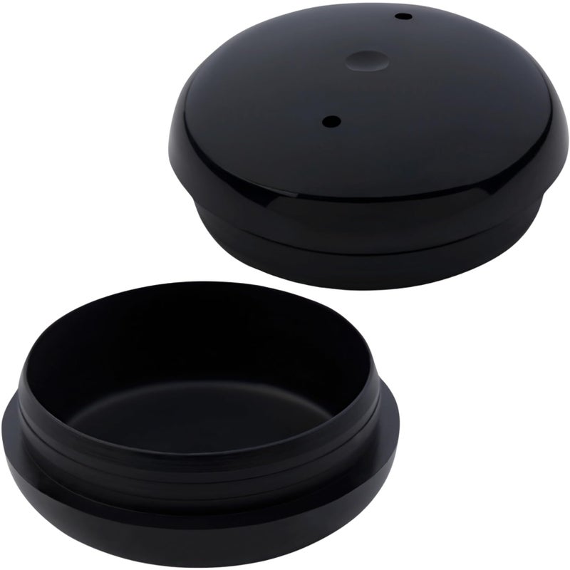 Project Patio 1-1/2" Wrought Iron Patio Furniture Feet Caps - Round Plastic Outdoor Metal Table and Chair Floor Protector Glide Replacement Parts (32 Pack) - Image 1